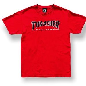 Medium Red Thrasher Magazine Shirt